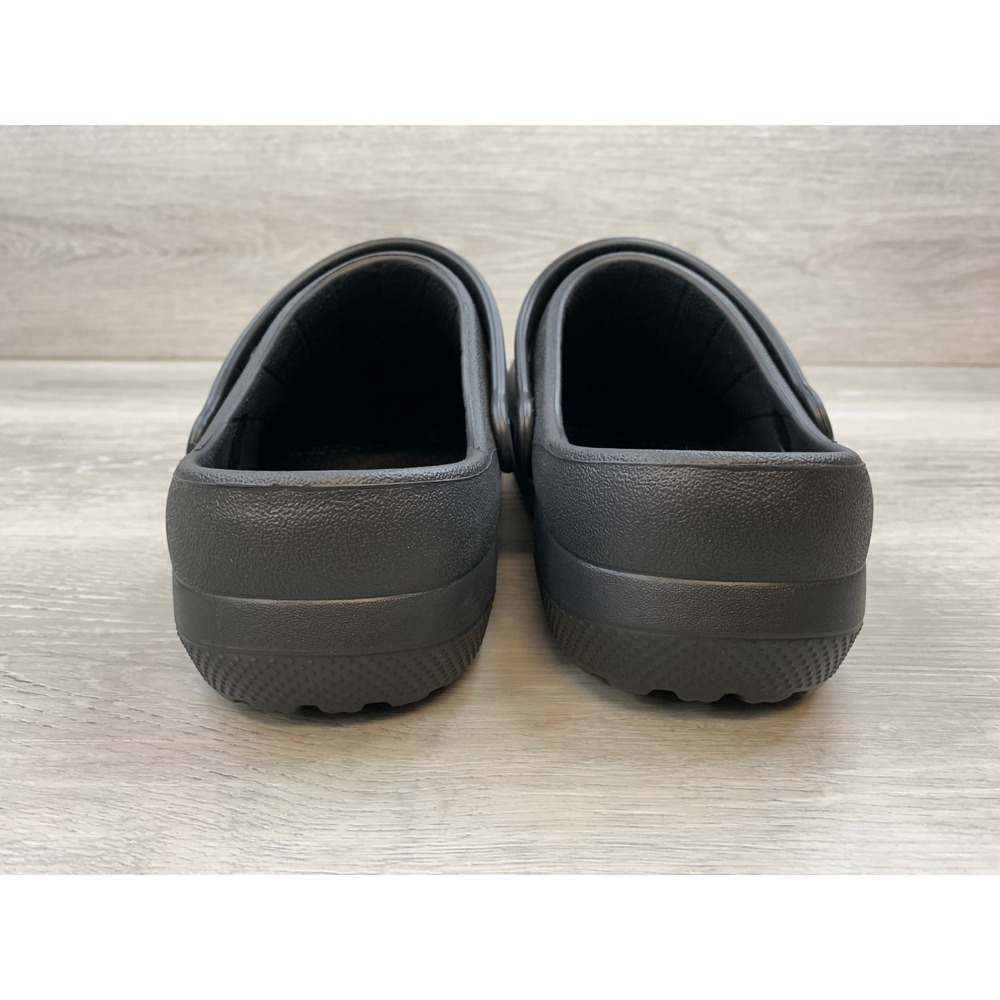 Crocs Women's Bistro Clog Black Slip On Resistant Work Shoes 9 Casual Shoes View 4